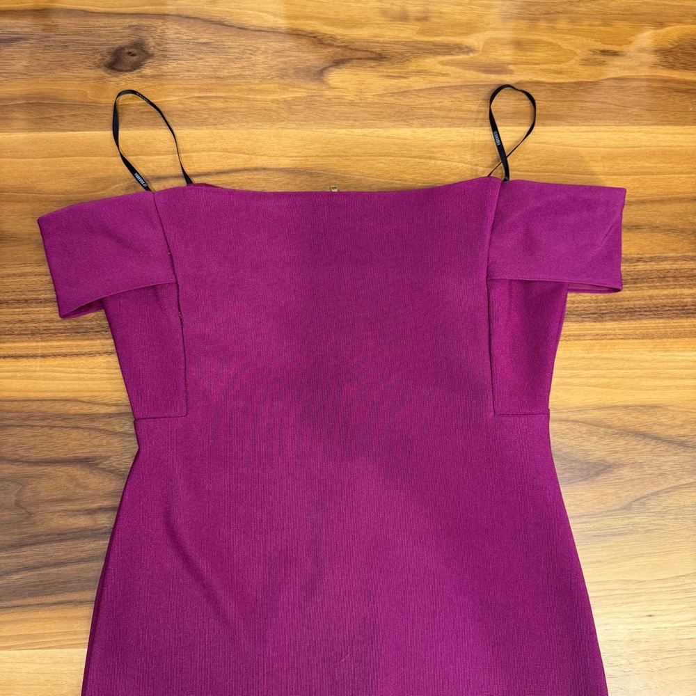Forever 21 Strapless Magenta Dress